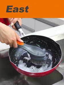 Home Supplies Cleaning Product EAST Kitchen Cleaning Spray Pan <strong>Brush</strong> High Quality <strong>Washing</strong> <strong>up</strong> Liquid Soap Dispensing Dish <strong>Brush</strong> - Product Image 2