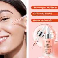 Sérum Collagène TWG RTS 30ml 5 en 1 pour le Visage, Hydratant Peau Nourrissant Éclaircissant à la Nicotinamide, Anti-Taches
