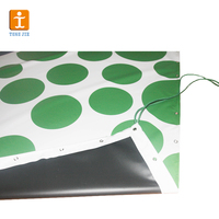 Bâche publicitaire en PVC laminé écologique avec impression UV ou numérique, 380g, 440g, 510g