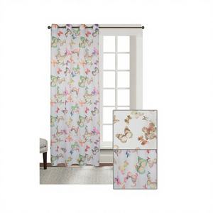 Cortina de Primavera TEX-IND S.P.A con Ojales de Poliéster 140X280CM Translúcida Lavable a Máquina VARIANTE 01 - Product Image 1