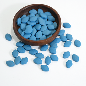 Blue <b>Herbal</b> <b>Supplement</b> Tablets Whole Herb Tablets Coated Oval Dietary <b>Supplement</b> for Daily Wellness - Product Image 2