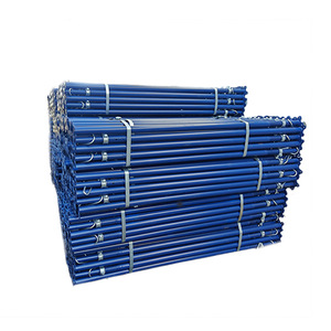 Blue Steel Scaffold Pipes High Strength Q235 Material Bundled Construction Support Rods - Product Image 1