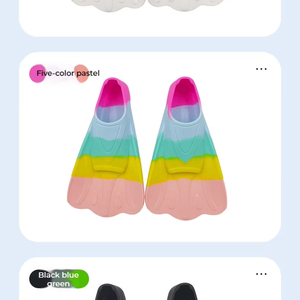 <strong>Swimming</strong> <strong>Flippers</strong> Adult <strong>Children</strong> Models Freestyle Snorkeling Training <strong>Flippers</strong> <strong>Swimming</strong> Equipment Water Supplies - Product Image 6