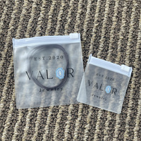 Pochette de Rangement Mini Bijoux Réutilisable Imperméable en PVC Vinyle, Sacs Zippés en Plastique Transparent pour Boucles d'Oreilles, Colliers et Bracelets