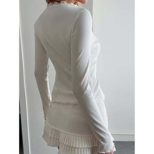Slim Fit Long Sleeve Solid <b>Cardigan</b> <b>White</b> Women's <b>Cardigans</b> - Product Image 5
