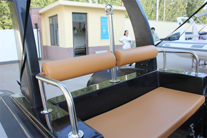 <span class=keywords><strong>Bateau</strong></span> <span class=keywords><strong>pneumatique</strong></span> pliable de luxe à grande vitesse en PVC/Hypalon 480D, prix d'usine, coque en fibre de verre de luxe, <span class=keywords><strong>bateau</strong></span> d'appoint pour la pêche - Product Image 6