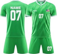 Ensemble de vêtements de football personnalisables à séchage rapide, uniforme unisexe respirant, maillots de football avec logo par sublimation, maillot d'équipe personnalisé 2026
