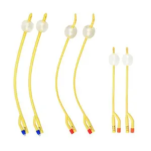 Disposable 2-way Standard Sterile Urethral Silicone Coated Latex Foley Catheter