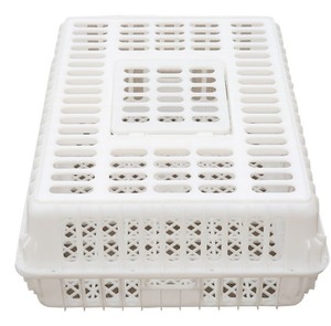 Caisses à poulets orange portables neuves et bon marché pour le transport <span class=keywords><strong>de</strong></span> volailles <span class=keywords><strong>vivantes</strong></span>, utilisation en abattoir, capacité <span class=keywords><strong>de</strong></span> 10 à 15 poulets - Product Image 2