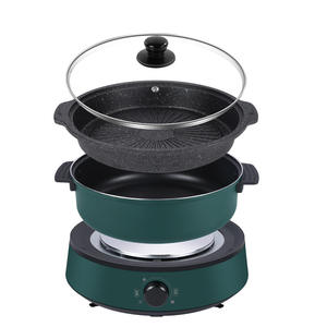 Cuisinière vapeur électrique, marmite à fondue, revêtement antiadhésif, induction, riz, pression, friteuse à air, multi-œufs, mijoteuse avec four, sécurité solaire - Product Image 6
