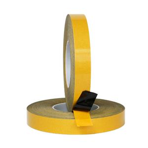 2-高温耐熱性残留接着剤なし薄い黒ポリエステルフィルム黄色のリリースライナー両面PETテープ - Product Image 4