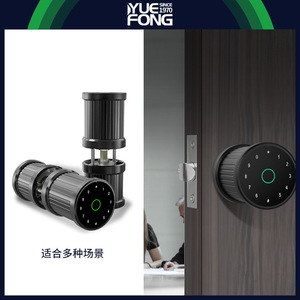 Yuefeng Maishi <b>Smart</b> Fingerprint <b>Lock</b> Cylinder Combination <b>Lock</b> With Bluetooth Remote Unlock For Apartment Homestay Door - Product Image 2