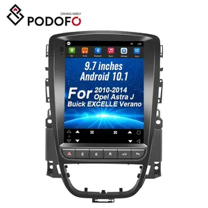Podofo Radio Stereo mobil, 1 + 32/2 + 64G Android 9.7 "layar sentuh WiFi GPS RDS A2DP untuk Opel Astra J/Buick EXCELLE Verano 2010-2014