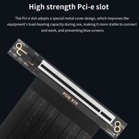 Câble d'extension GPU PCI-E 4.0 3.0 X16 en PVC, 20-60 cm, pour RTX4090/4080Ti/RX6700XT/6800XT, vente en gros, utilisation sur ordinateur de bureau, en stock