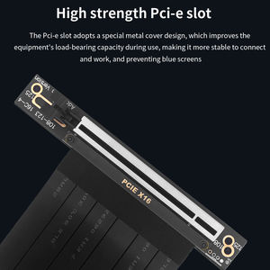 PCI-E 4.0 3.0 X16 GPU 转接线 PVC 材质 20-60CM 适用于 RTX4090/4080Ti/RX6700XT/6800XT 批量批发 台式机使用 现货 - Product Image 6