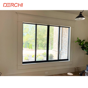 Derchi Hợp kim nhôm cửa sổ cửa nhà bên ngoài nhôm trượt cửa sổ cách âm đôi tráng men nhiệt phá vỡ cửa sổ - Product Image 4