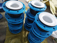 Compensador de Tubería Flexible Resistente a la Corrosión de Alta Presión con Revestimiento de PTFE, Conectividad de Brida, Ingeniería de Tuberías Submarinas