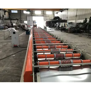 Factory Price Galvanized Corrugated Steel Sheet Tile Making Machine With Automatic Cutting Device