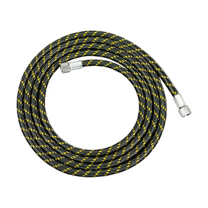 Tuyau tressé pour aérographe 1,8 m noir jaune filetage intérieur 8 mm pour alimentation en peinture - Product Image 4