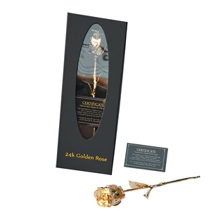 Rosa Natural Chapada en Oro de 24K de Lujo para Siempre - Día de la Madre y Navidad 100% Natural Ecológica Directo de Fábrica - Product Image 4