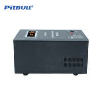 Stabilisateur de tension numérique à affichage LED 10 kVA monophasé, contrôle par relais, certifié ISO9001, SVC AC 220 V, haute capacité, en aluminium