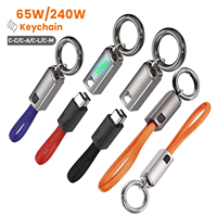 Cable USB C de 240W 65W con Carga Rápida PD, Cable de Carga Portátil para Teléfono, Cable de Datos USB C para Teléfono 17 Xiaomi Huawei