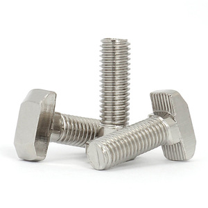 Tornillos en T para Perfiles de Aluminio M5 M6 M8 20 30 40 45, Tipo Industrial, Acero al Carbono Clase 8.8, con Recubrimiento - Product Image 2