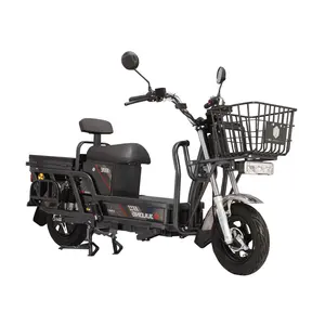 Julong Adults Road Legal Moped Electric 1300W 72V 32Ah Cargo Food Delivery Electric Scooter