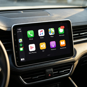 IYING 10,1 pouces 1 Din Navigateur GPS universel Autoradio CarPlay 7870 Linux Multimédia MP5 Récepteur stéréo AM/FM Lecteur DVD de voiture - Product Image 1