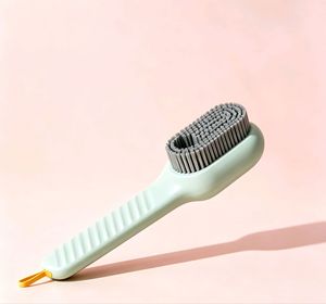 Multifunctional Liquid-dispensing <b>Shoe</b> Brush Household Press-to-dispense Brush with Dense and <b>Soft</b> Bristles - Product Image 6