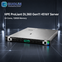 Vente en gros de serveurs en rack de virtualisation haute densité HPE ProLiant DL360 Gen11 1U 8SFF Intel 4516Y+ PCIe 5.0