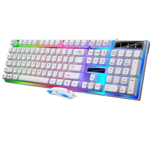 Nuevo Set de Teclado y Ratón Mecánico USB con Cable G21B, Iluminado, para Juegos, Compatible con PC, para Comercio Transfronterizo - Product Image 1