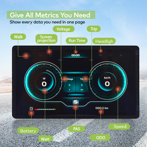 [Haytrix] Accessoires pour vélos, écran TFT pour vélo électrique 24/36/48/60V, étanche et facile à utiliser, ordinateur <span class=keywords><strong>de</strong></span> vélo, <span class=keywords><strong>compteur</strong></span> <span class=keywords><strong>de</strong></span> <span class=keywords><strong>vitesse</strong></span> - Product Image 2