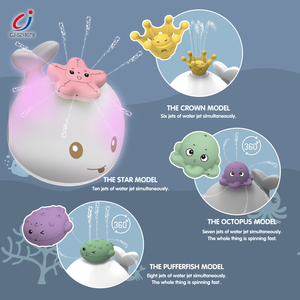 Jouet <span class=keywords><strong>Fontaine</strong></span> d'Eau pour le <span class=keywords><strong>Bain</strong></span> Chengji, Jouet Interactif Créatif et Amusant, Jouets à Eau Colorés en Forme d'Animaux Marins - Product Image 2