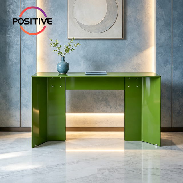 Designer Console Table Minimalist Entryway Furniture Carbon Steel Frame Modern Home Hotel Wholesale