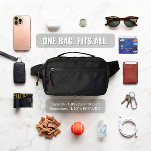 Bolsa para Pasear Perros, Manos Libres, Tipo Bandolera, con Bolsa para Premios, Porta Bolsas de Excrementos y Gancho para Correa, para Hombres - Product Image 4