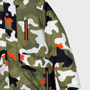 Veste rembourrée à capuche pour garçons, en polyester 100% teint en pièce, <span class=keywords><strong>camouflage</strong></span>, fermeture éclair, pour l'hiver - Product Image 6