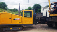 Nouvelle Foreuse Directionnelle Horizontale XZ320E de Marque TOP, Moins Chère, avec Pompe et Moteur Diesel pour l'Installation de Conduites d'Eau Souterraines