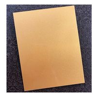 Plaques vierges en aluminium brossé doré pour sublimation 200x300mm 300x400mm 300x600mm 0.45mm