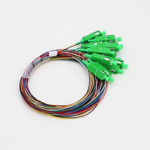 Singlemode 12 core PVC FTTH fibra ottica FTTX Indoor 1 anno 1m / 2m / 3m 1 pz/borsa <span class=keywords><strong>Brunch</strong></span> SC/APC Pigtail - Product Image 3