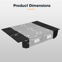 SAN HIMA Tiroir de rangement arrière pour véhicule lourd, pick-up 4x4, SUV, tiroir de rangement pour voiture, tiroir verrouillable, kit complet de bricolage, accessoires
