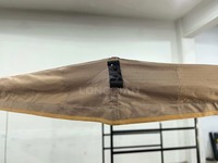 Toldo de 180 Grados con Forma de Semicírculo, Tela Tensada Resistente a las Arrugas, con Bloqueo de Poste y Refuerzo Contra el Viento, Directo de Fábrica OEM