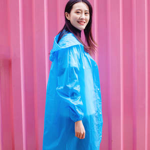 Imperméable <span class=keywords><strong>de</strong></span> chasse réutilisable pour femmes avec housse <span class=keywords><strong>de</strong></span> sac à dos, en plastique EVA écologique pour adultes - Utilisation en voyage et en plein air - Product Image 6