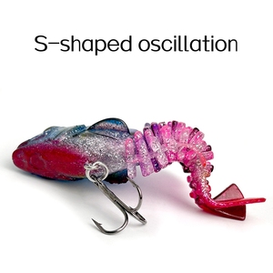 เหยื่อตกปลาแบบนิ่ม น้ำหนัก 10 กรัม 15 กรัม 19 กรัม 22 กรัม รุ่น Creature Baits Soft Jig Shad Bait VIB เหยื่อปลอมพร้อมหัวจิ๊กแบบหลายส่วน สำหรับปลาเพิร์ช - Product Image 4