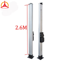 Support d'alignement de roues à colonne verticale à levage automatique 2,6 m WLZ/2600H-01, plage de réglage 700-2300 mm