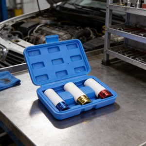 Juego de Llaves para Sensor de Oxígeno AUTO de Alta Resistencia para Talleres de Mantenimiento, 7 Piezas, Color Negro Fosfatado, Kit de Herramientas para Extracción de Sensores de Oxígeno - Product Image 2