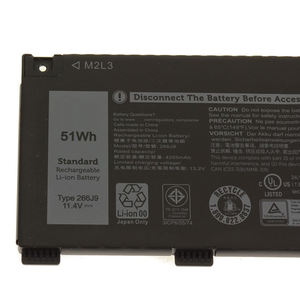 Batería Original para Portátil <span class=keywords><strong>Dell</strong></span> <span class=keywords><strong>Inspiron</strong></span> 5490 5498 G3 3500 3590 <span class=keywords><strong>G5</strong></span> 5500 5505 Series, 11.4V 51Wh 266J9 M4GWP 415CG PN1VN - Product Image 2