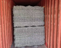 Malla de Alambre Hexagonal Galvanizada, Cajas de Gabiones Tejidas, Jaulas de Piedra de Instalación Rápida para Muros de Contención, Protección Ecológica de Jardines