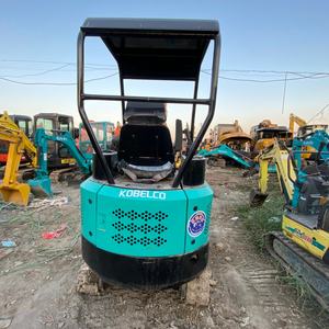 Mini-excavatrice domestique durable et économe en carburant pour le jardinage - Excavatrice sur chenilles d'occasion Kobelco SK17 japonaise de 1,7 tonne - Product Image 6