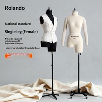 Maniquí de Costura Ajustable Tridimensional de Espuma para Mujer, Talla Grande, Multifuncional, Estándar
